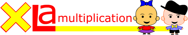 La multiplication. Les tables de multiplication. Jeux et exercices pour enfants.